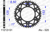 Corona AFAM 11212+51 in all. passo 520 HM-HONDA CRE F 450 X 2004  -2016